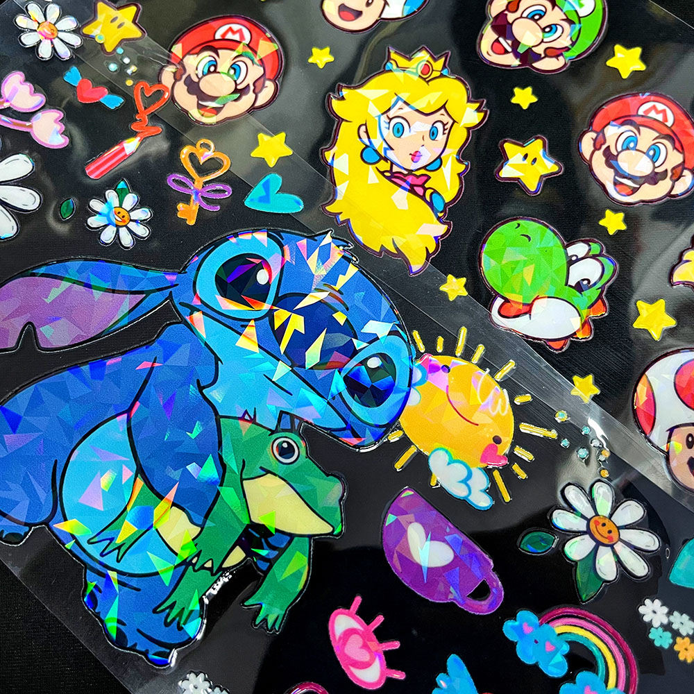 Transparent holographic-Fragments